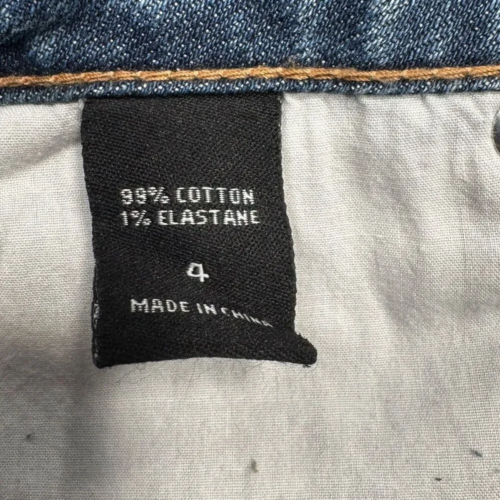 London Jeans Shorts Womens 4 Cuffed Blue Denim Measures W29 Inseam 3 - Picture 4 of 7